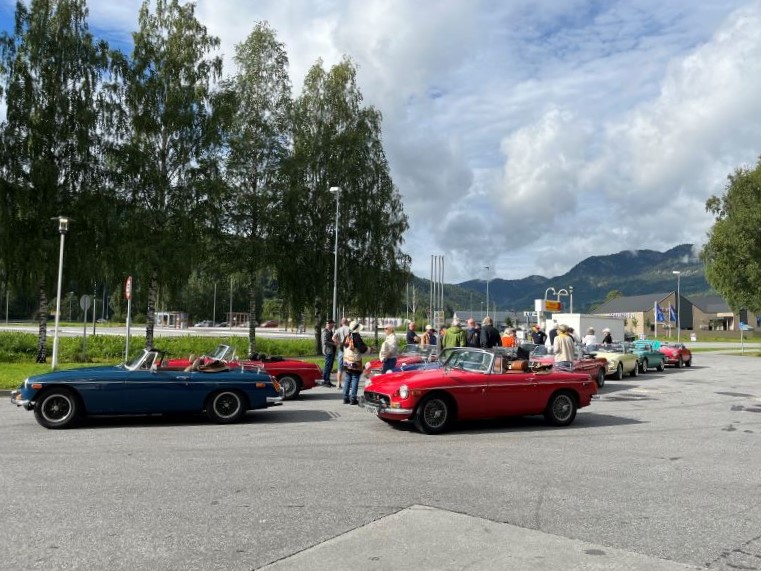 Pause ved Shell Sjøormen i Seljord r